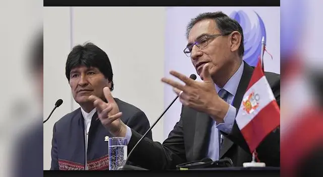 Martín Vizcarra quiere descontaminar el Titicaca con ayuda de Evo Morales Martín Vizcarra quiere descontaminar el Titicaca con ayuda de Evo Morales