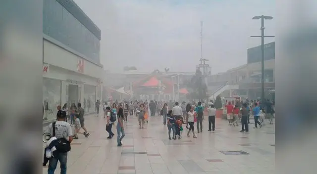 reportan amago de incendio en MegaPlaza