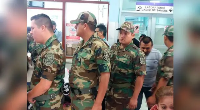 Policías de la Diroes donan sangre para Eyvy Ágreda en hospital Almenara