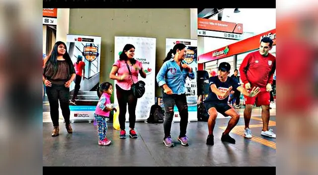 Actividad física favorece a miles en el Metro de Lima Actividad física favorece a miles en el Metro de Lima