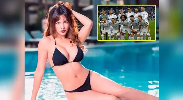 Rosángela Espinoza grita su amor por futbolista del Real Madrid Rosángela Espinoza grita su amor por futbolista del Real Madrid
