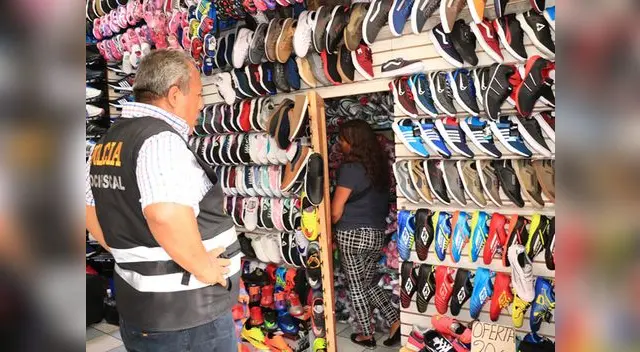 Ministerio Público incautó 10 mil zapatillas falsificadas de conocidas marcas