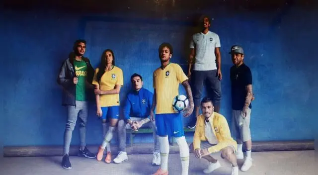 La nueva camiseta de Brasil