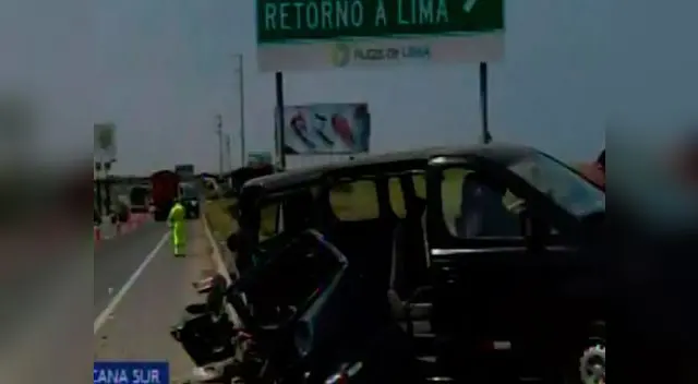 Dos muertos en accidente en la Panamericana Sur Dos muertos en accidente en la Panamericana Sur