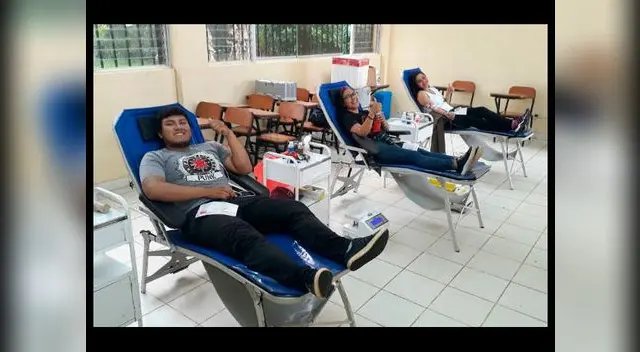 Gesto a emular de sanmarquinos donando sangre