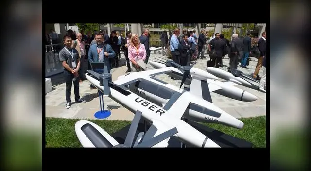 Uber presentó su prototipo del taxi volador
