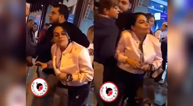 Mujer arma tremendo escándalo al descubrir que su esposo se iba de viaje con su amante Mujer arma tremendo escándalo al descubrir que su esposo se iba de viaje con su amante