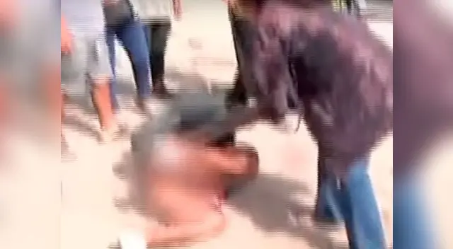 Intentan linchar a delincuentes que robaron celular Intentan linchar a delincuentes que robaron celular