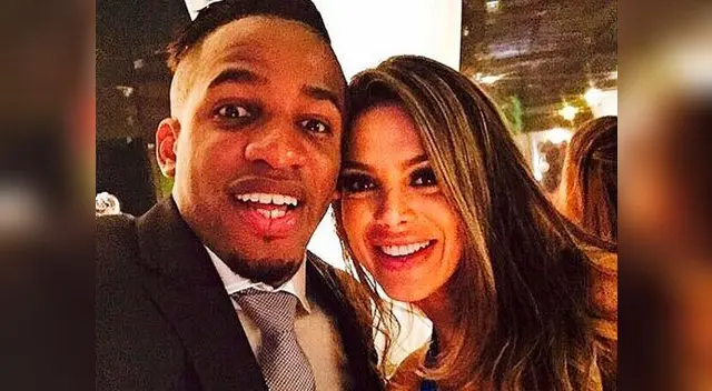 Jefferson Farfán y Vanessa Jerí Jefferson Farfán y Vanessa Jerí