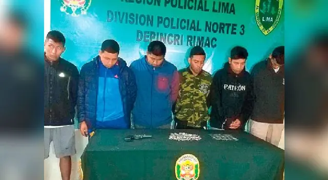 Sospechosos se hallaban reunidos en parque de San Martín de Porres Sospechosos se hallaban reunidos en parque de San Martín de Porres