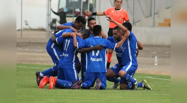 celebración del Hualgayoc por el triunfo ante Cultural Santa Rosa. FOTO: Segunda División