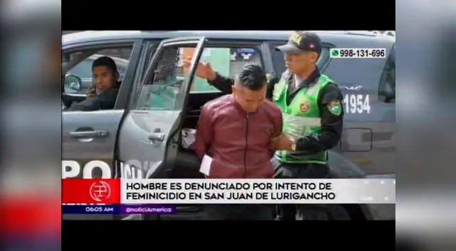 Ramón Quejana fue detenido por intento de feminicidio en SJL Ramón Quejana fue detenido por intento de feminicidio en SJL