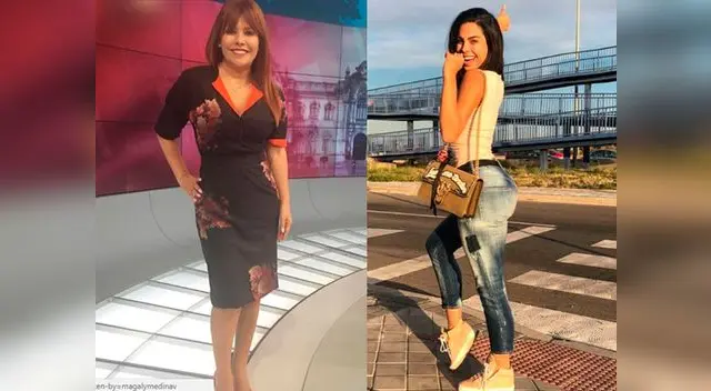 Magaly Medina y Stephanie Valenzuela Magaly Medina y Stephanie Valenzuela