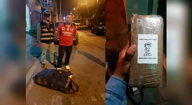 El colombiano no supo explicar a la PNP la procedencia de la droga El colombiano no supo explicar a la PNP la procedencia de la droga