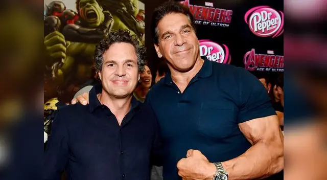 Mark Ruffalo y Lou Ferrigno dieron vida al hombre verde en el cine y televisión respectivamente Mark Ruffalo y Lou Ferrigno dieron vida al hombre verde en el cine y televisión respectivamente