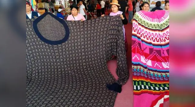 La chompa y el chullo más grandes del mundo elaboradas por artesanas peruanas