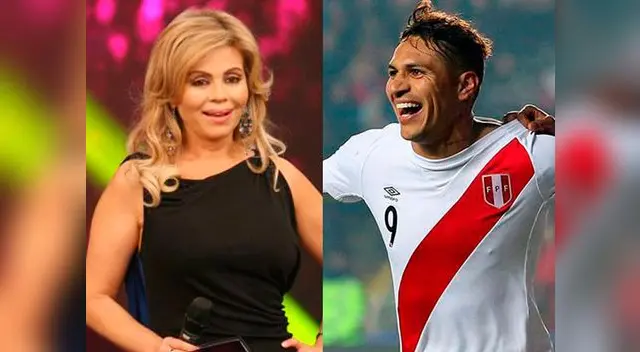 Gisela Valcárcel y Paolo Guerrero