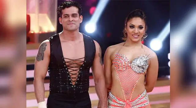 Christian Domínguez e Isabel Acevedo