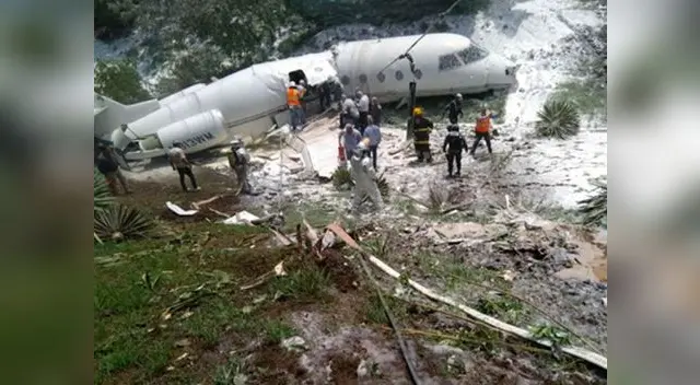 Avión proveniente de Estados Unidos se estrelló en pista de aterrizaje de Honduras 