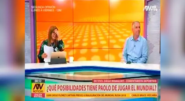 Milagros Leiva corta entrevista por ataque de risa y así reaccionó su invitado Milagros Leiva corta entrevista por ataque de risa y así reaccionó su invitado