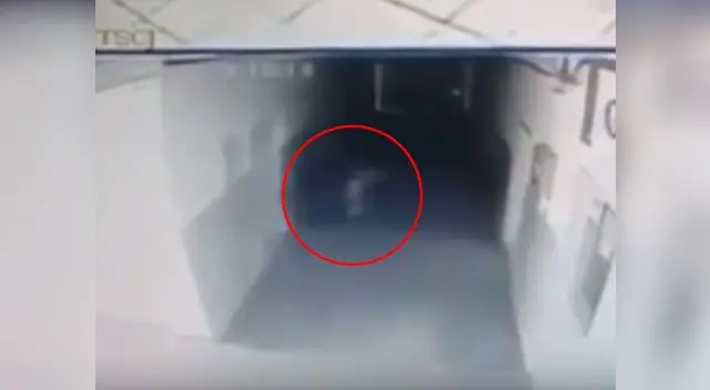 Captan espeluznante fantasma en video Captan espeluznante fantasma en video