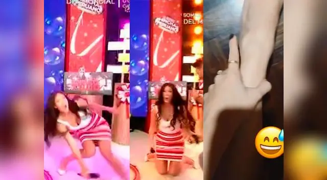 Jazmín Pinedo enseña moretones 