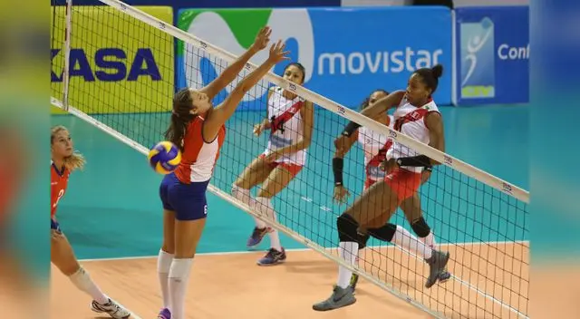 Con contudentes marcadores 25/15; 25/19; 25/13 Perú venció 3-0 a Chile