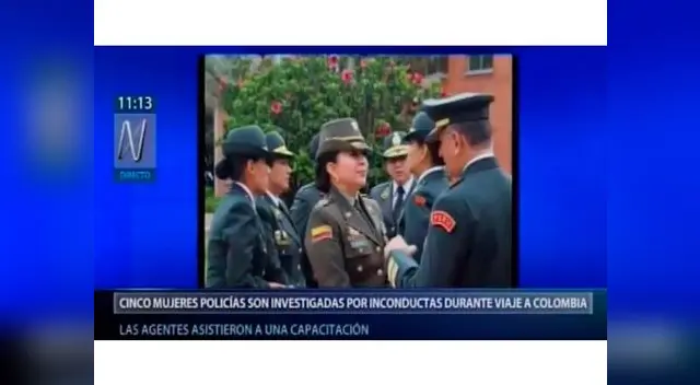 Mujeres policías son investigadas por inspectoría dIjo el director de la PNP