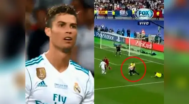 Hincha impidió gol de CR7 en la final de la Champios League