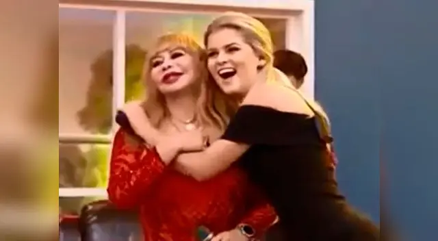 Susy Díaz le hizo inocente broma a Brunella Horna en su secuencia 