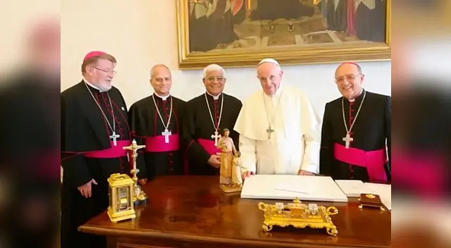 El nuevo cardenal del Perú se reunió con el papa Francisco en el Vaticano 