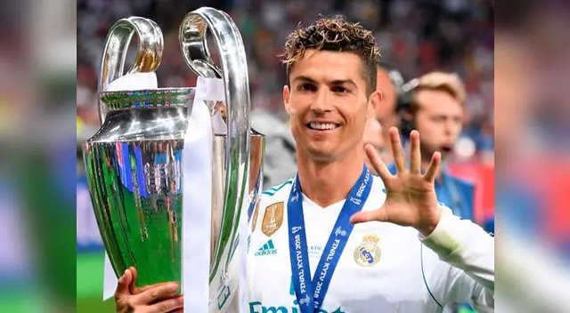 Cristiano Ronaldo lució nuevo look en los festejos del Real Madrid por el título de la Champions League 