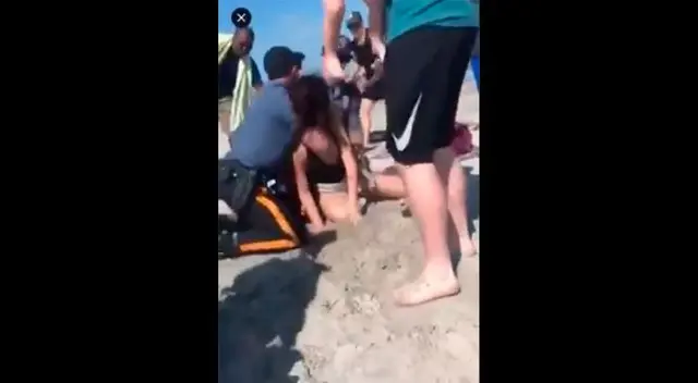 Menor de edad fue agredida brutalmente por policía