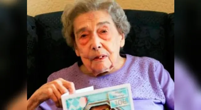Mujer de 106 años revela el 'secreto' para tener una larga vida