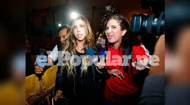 Alondra García Miró le envió un mensaje de aliento a Paolo Guerrero | FOTO: Carlos Contreras