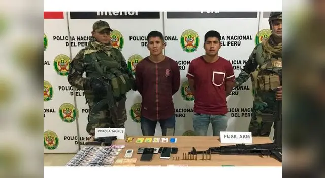 Hermanos proveían de armas a sicarios del narcotráfico en el Vraem Hermanos proveían de armas a sicarios del narcotráfico en el Vraem