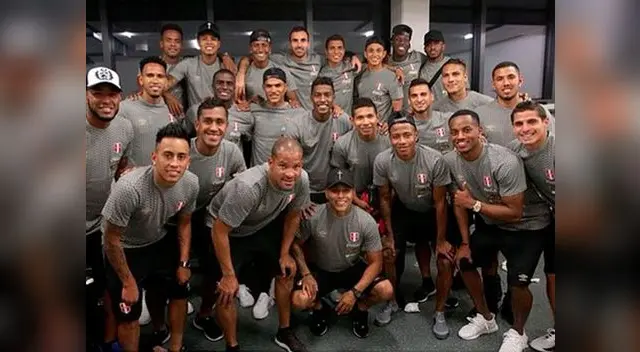 Jugadores de la selección peruana