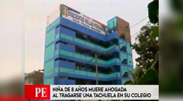 Escolar muere tras ingerir una tachuela y no ser auxiliada correctamente