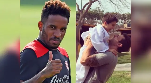 Hijo de Nicola Porcello fue sorprendido por Jefferson Farfán Hijo de Nicola Porcello fue sorprendido por Jefferson Farfán