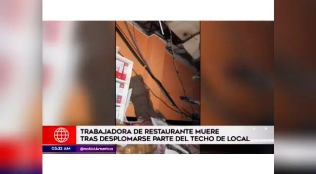 Trabajadora fue aplastada por las vigas en local del Cercado de Lima