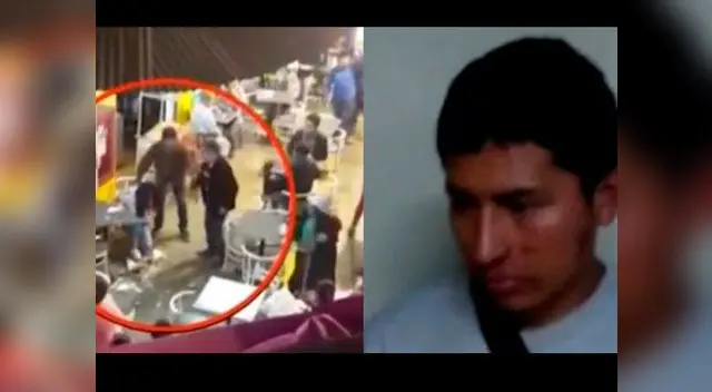 Cámaras grabaron momento de la agresión Cámaras grabaron momento de la agresión