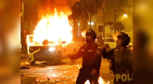 La PNP identificó y capturó a sujeto que incendió vehículo policial