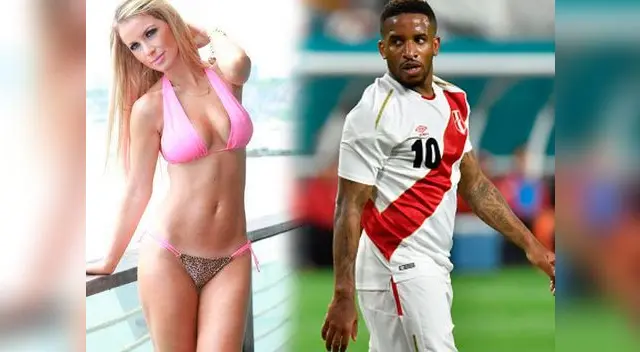 Jamila se prepara para alentar a Jefferson Farfán Jamila se prepara para alentar a Jefferson Farfán