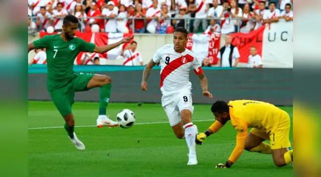 Le anotó dos goles a Arabia saudita y llegó a los 35 tantos con la bicolor Le anotó dos goles a Arabia saudita y llegó a los 35 tantos con la bicolor