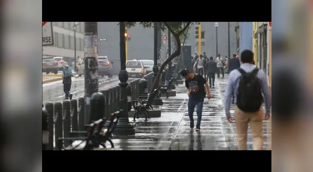 En Lima también habrán lloviznas informó el Senamhi