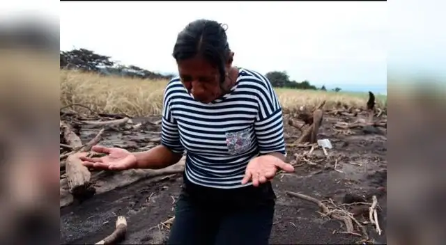 Eufemia García busca a sus familiares en Guatemala
