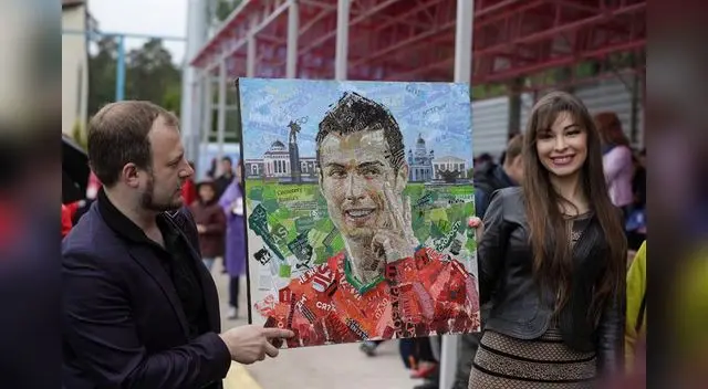 Cristiano conmocionó Moscú