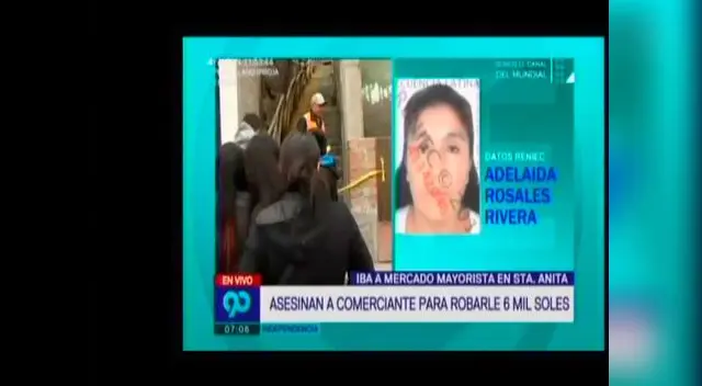 Comerciante fue asesinada en Independencia