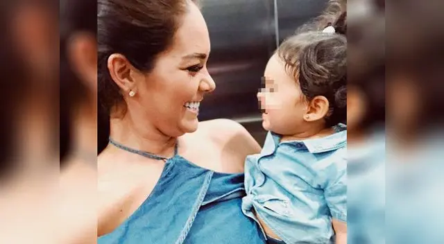 Karen Schwarz y su pequeña hija Antonia Karen Schwarz y su pequeña hija Antonia