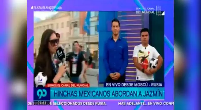 Así reaccionó Gerson Taype al ver a Jazmín Pinedo en Moscú